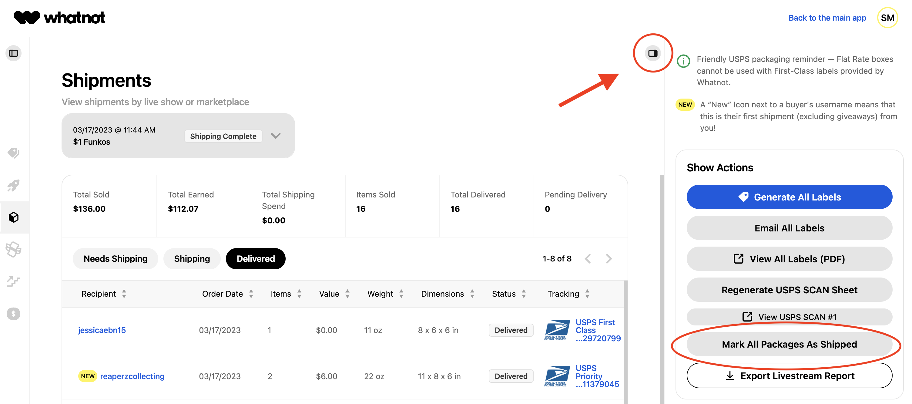 How to use the Payments tab in Seller Hub